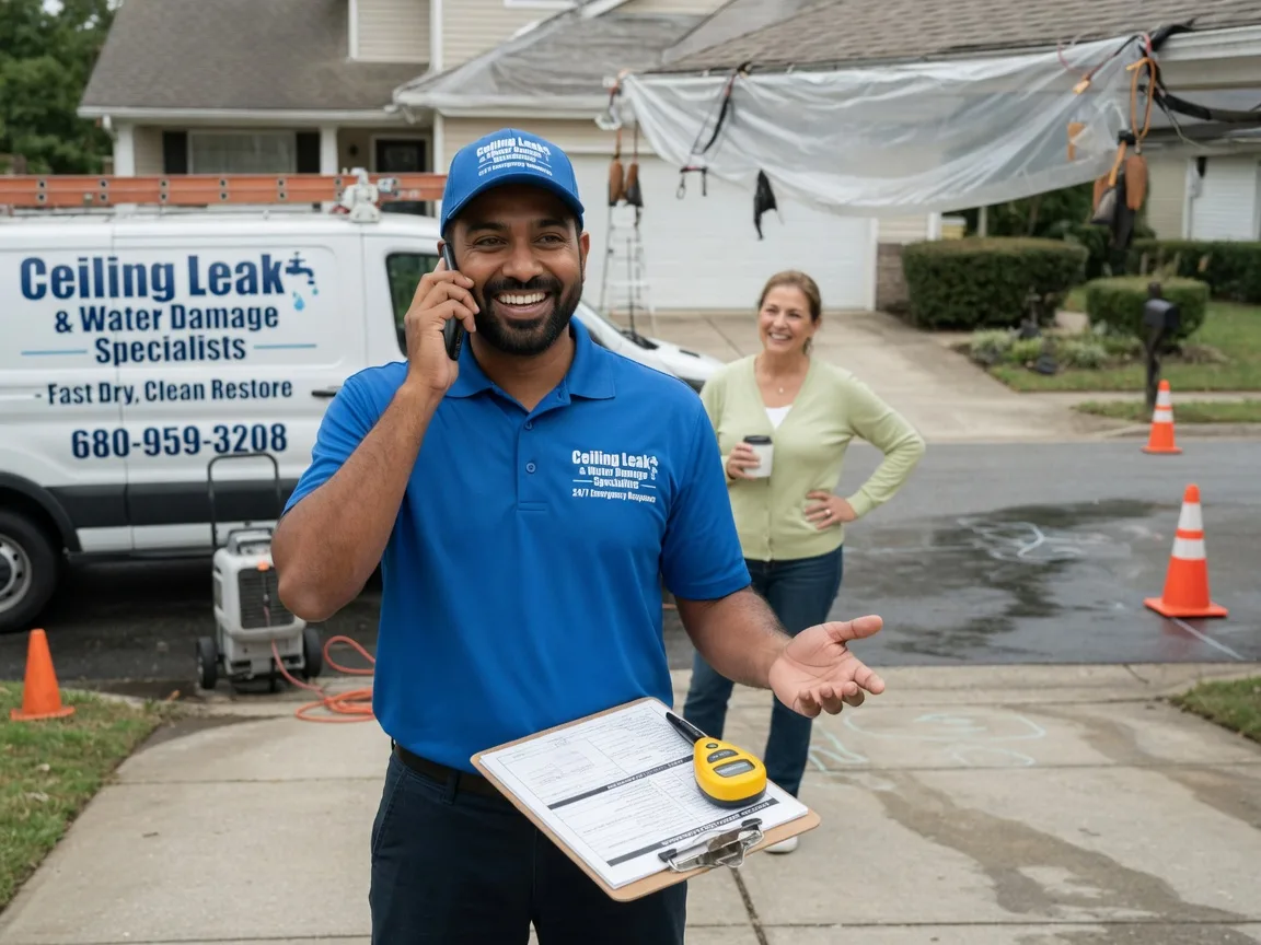 Ceiling Leak Cleanup Ridgeway, NC FAQs